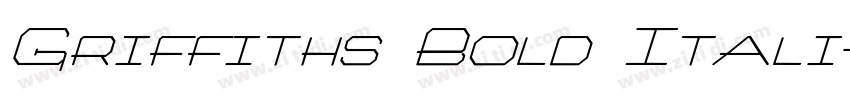 Griffiths Bold Itali字体转换